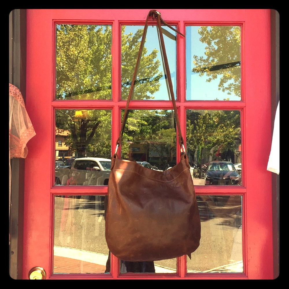 Brown Leather Rebyc Bag